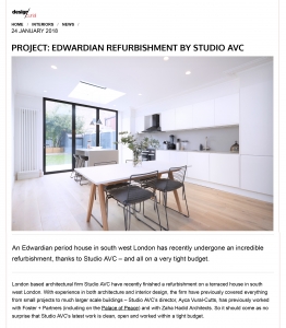 Edwardian house refurbishment by Studio AVC featuring modern interior design, open-plan spaces, and sustainable materials in southwest London.