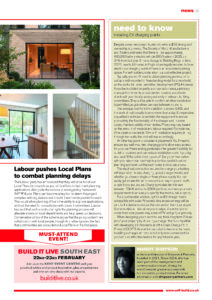 Frame House contemporary new build in SW London with angled brick facade and large glass elements